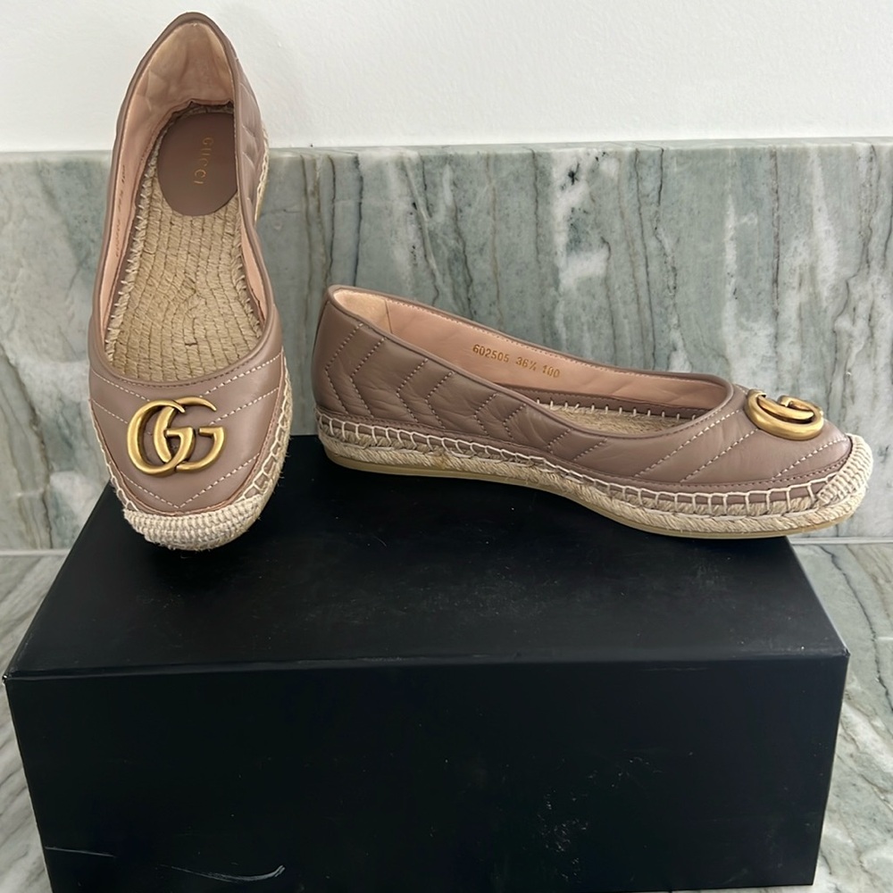 Gucci leather loafers